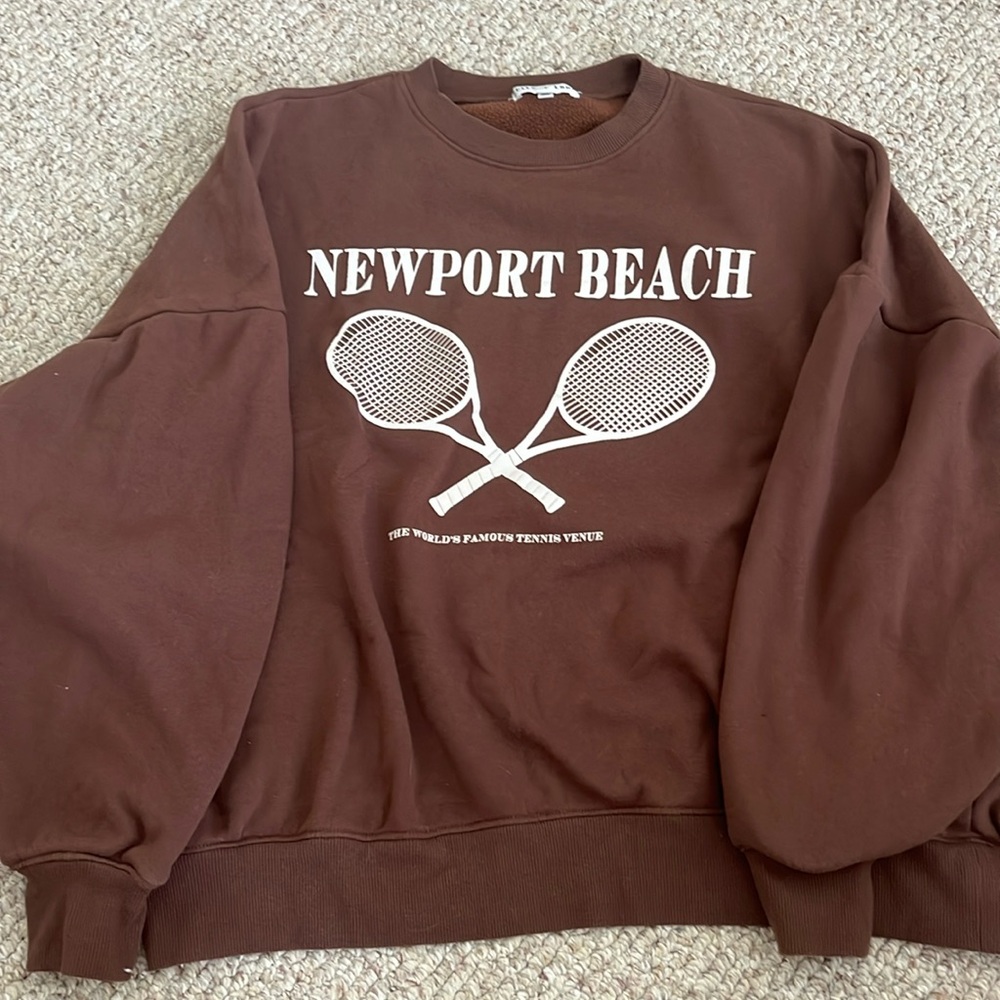 Newport Beach Brown Sweatshirt